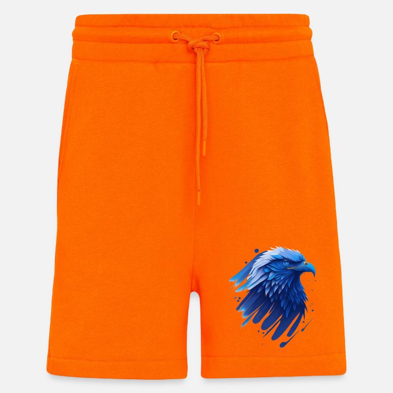 Blue Eagle - Short bio décontracté fabriqué en UE - SUNSET ORANGE