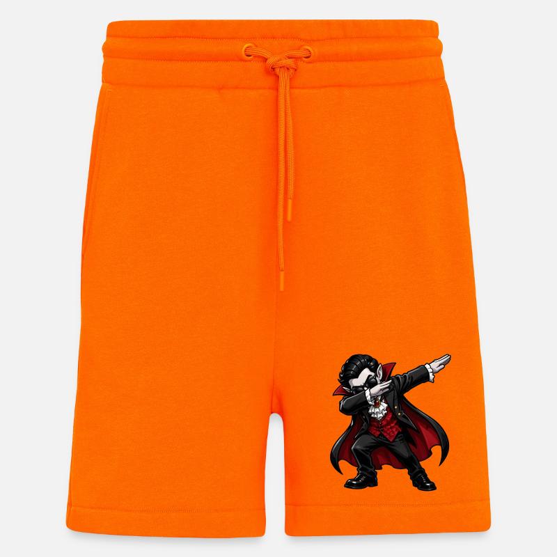 Dabbing Vampir - Shorts - made by SPREAD - SUNSET ORANGE