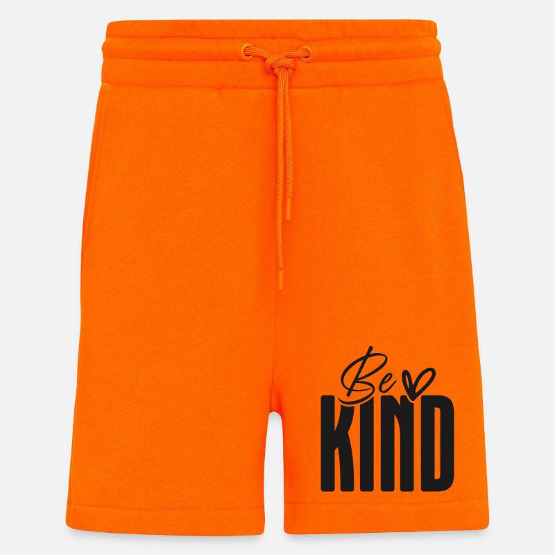Be Kind Bold Script Overlay - Shorts - made by SPREAD - SUNSET ORANGE