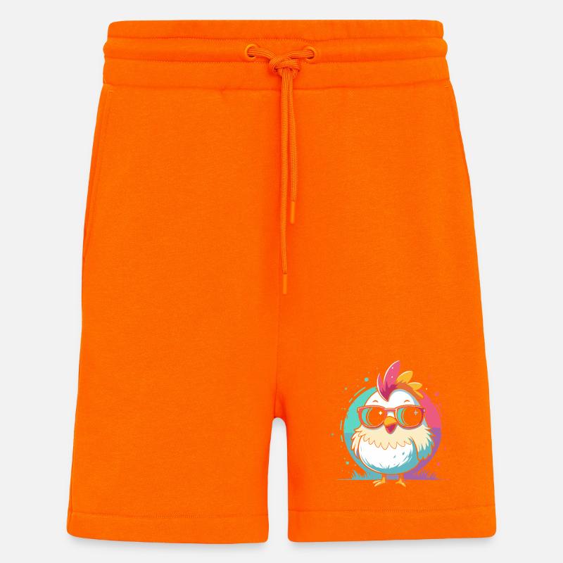 Auffällige Mädchen-Pastell-Sonnenbrille - Shorts - made by SPREAD - SUNSET ORANGE