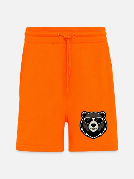 Urban Bear Dark Glasses - Shorts - made by SPREAD - SUNSET ORANGE