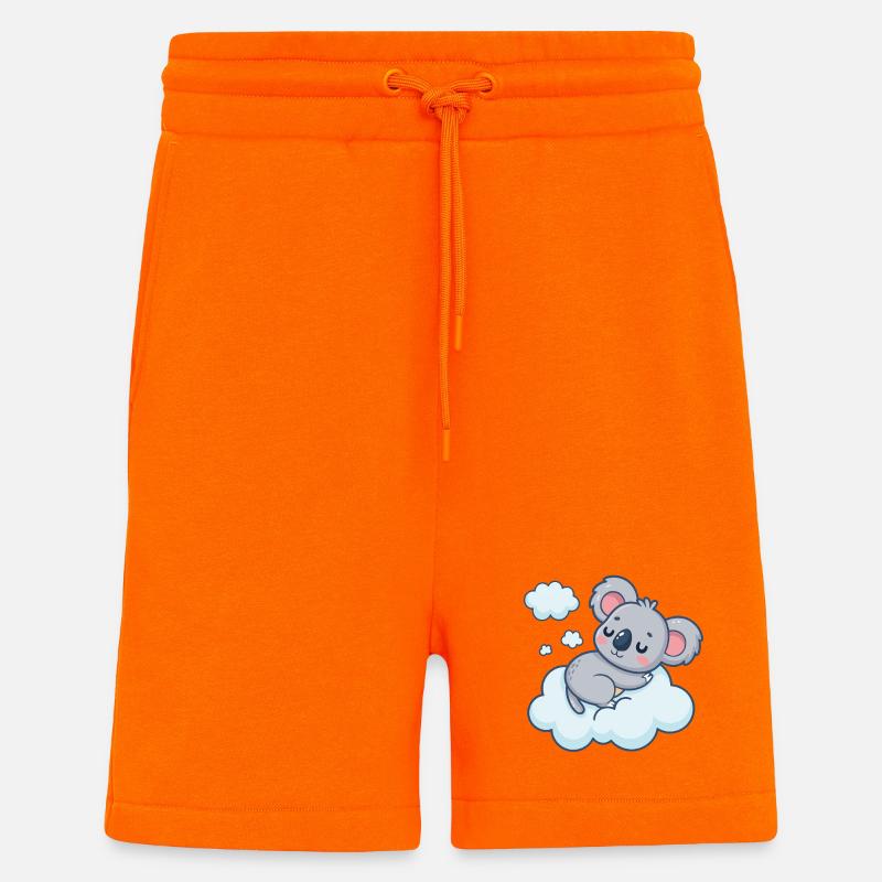 Schläfrige Koala-Wolke - Shorts - made by SPREAD - SUNSET ORANGE