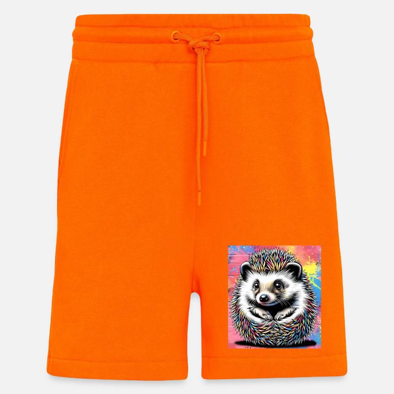 hedgehog - Shorts - made by SPREAD - SUNSET ORANGE
