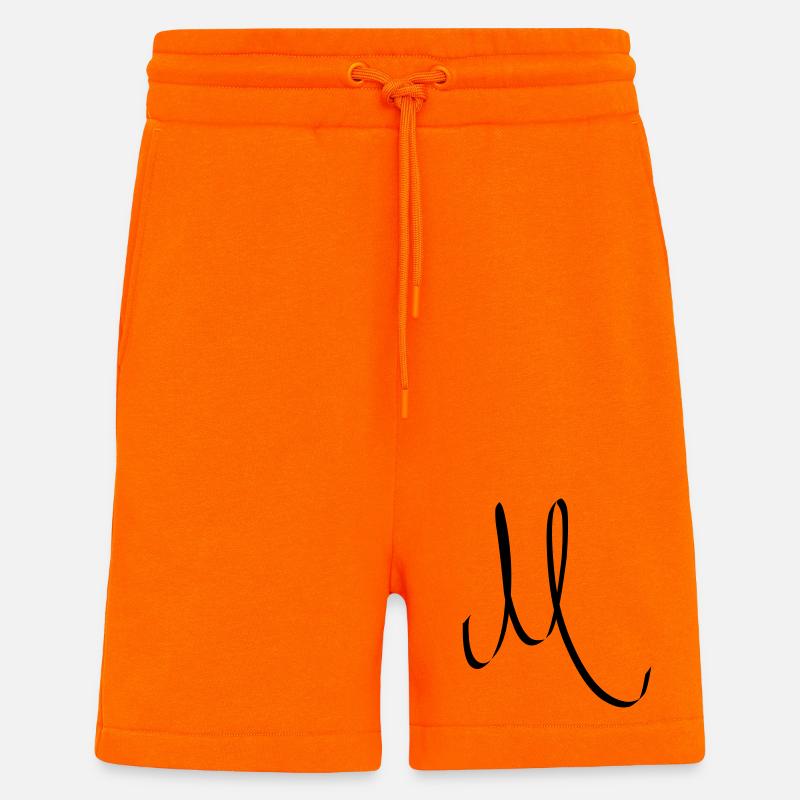 Buchstabe M - Shorts - made by SPREAD - SUNSET ORANGE