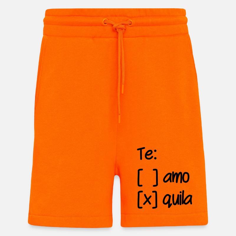 Wahl Te Amo oder Tequila - Shorts - made by SPREAD - SUNSET ORANGE