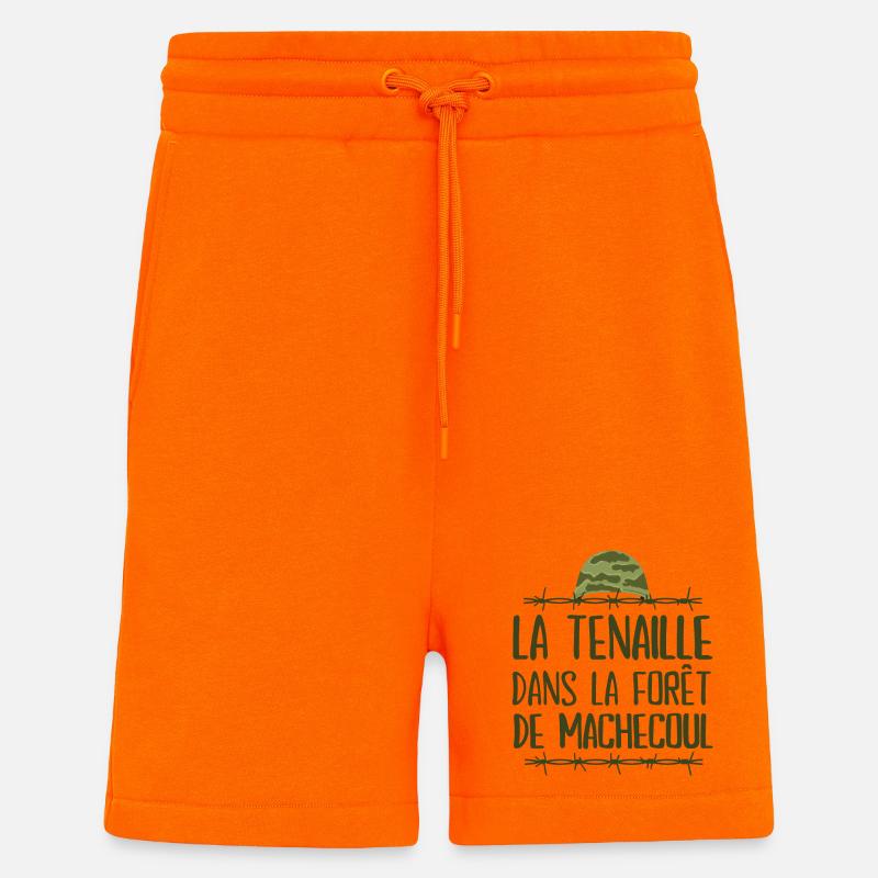la septième compagnie, la 7ème compagnie - Short bio décontracté fabriqué en UE - SUNSET ORANGE