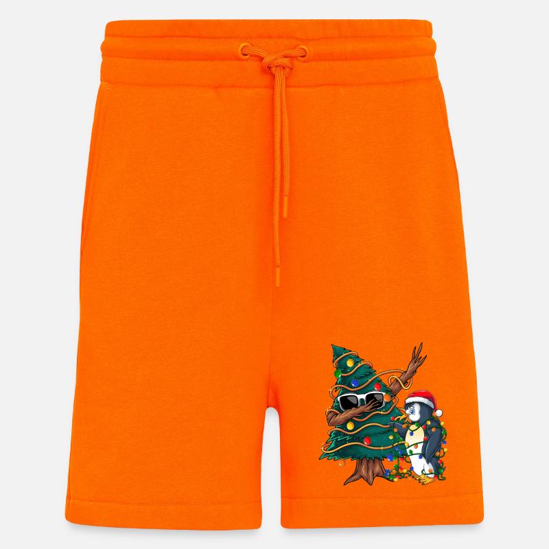 Dapping Tannenbaum -Dapping Weihnachtspullover - Shorts - made by SPREAD - SUNSET ORANGE
