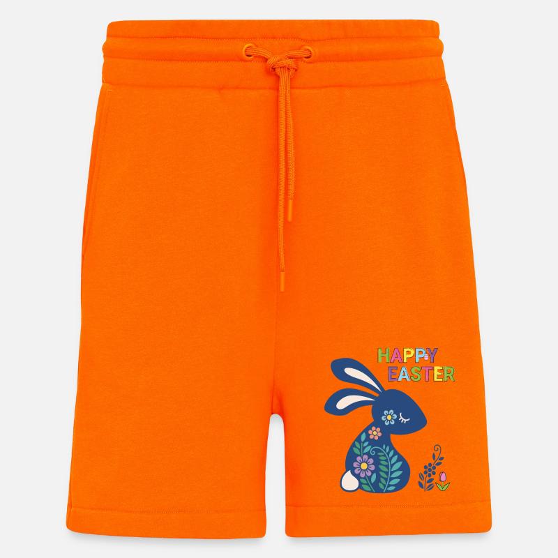 Osterhase Happy Easter - Shorts - made by SPREAD - SUNSET ORANGE