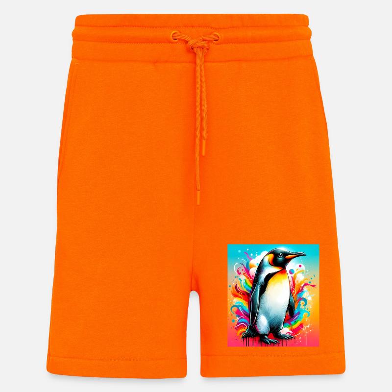 Pinguin - Shorts - made by SPREAD - SUNSET ORANGE