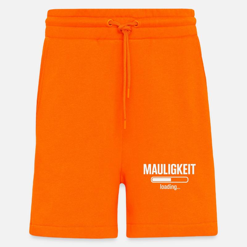 Mauligkeit – Loading… - Shorts - made by SPREAD - SUNSET ORANGE