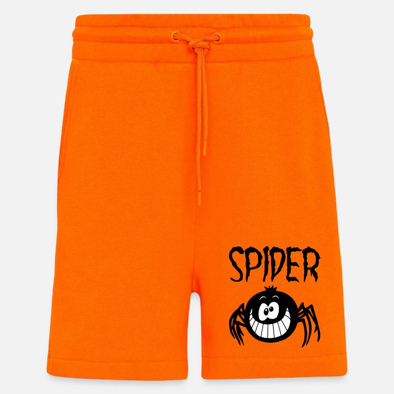 Das Lächeln der schwarzen Spinne - Shorts - made by SPREAD - SUNSET ORANGE