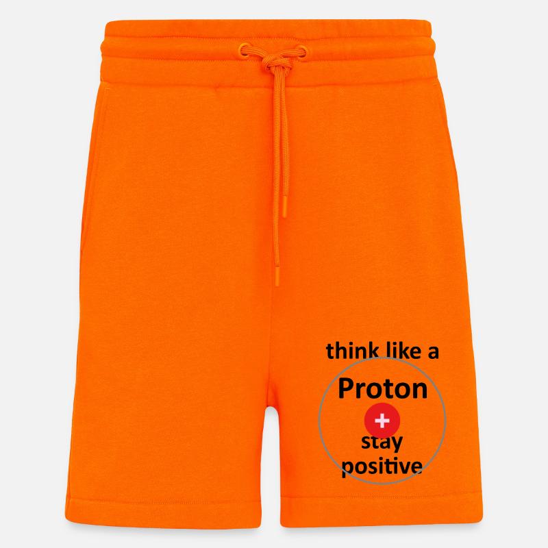 Unispruch "like a proton" Geschenk, Studenten - Shorts - made by SPREAD - SUNSET ORANGE