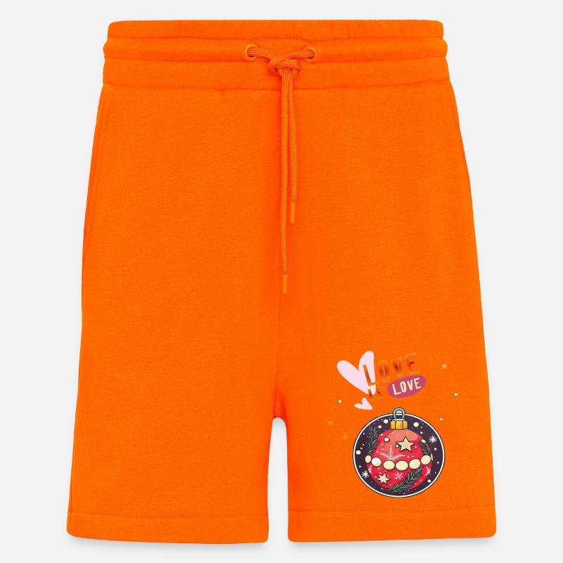 Weihnachtskugel - Shorts - made by SPREAD - SUNSET ORANGE