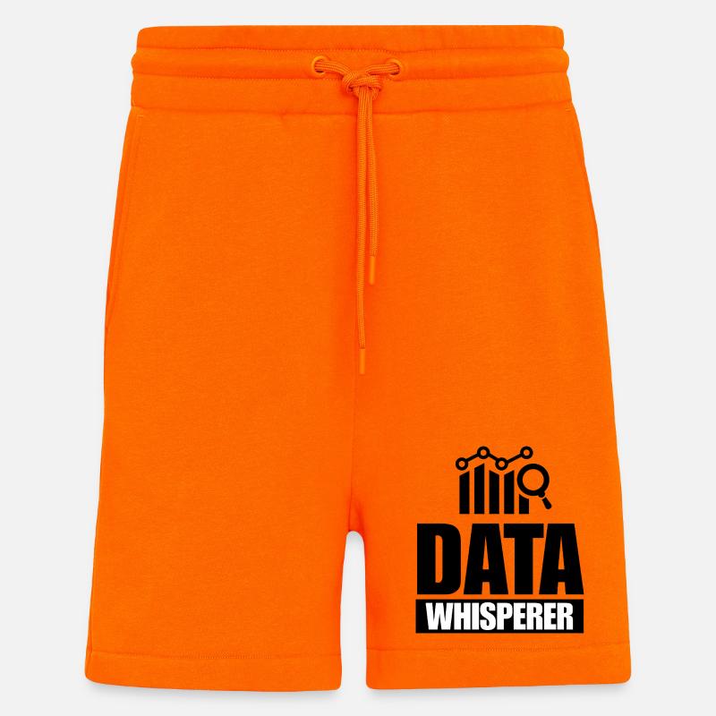 Data Analyst Scientist Engineering Analysis - Shorts - made by SPREAD - SUNSET ORANGE