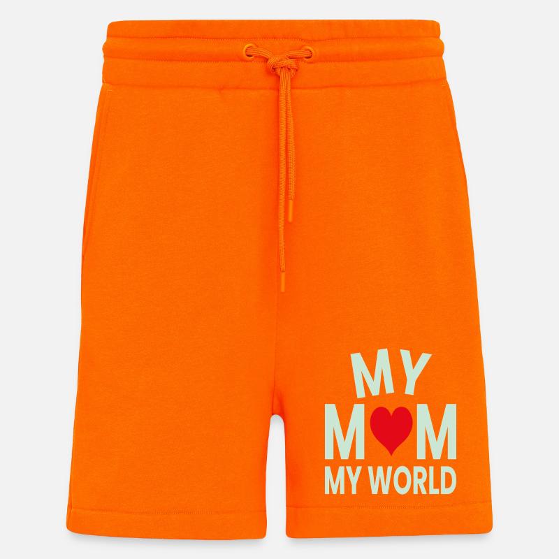 Meine Mutter Mein Weltherz - Shorts - made by SPREAD - SUNSET ORANGE