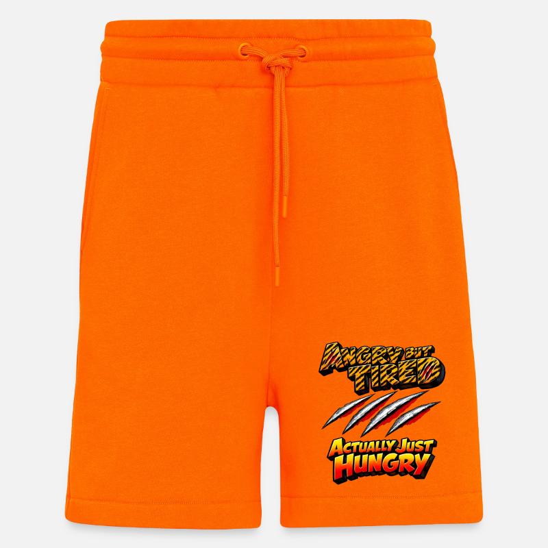Wütend, aber müde: Tatsächlich hungrig - Shorts - made by SPREAD - SUNSET ORANGE