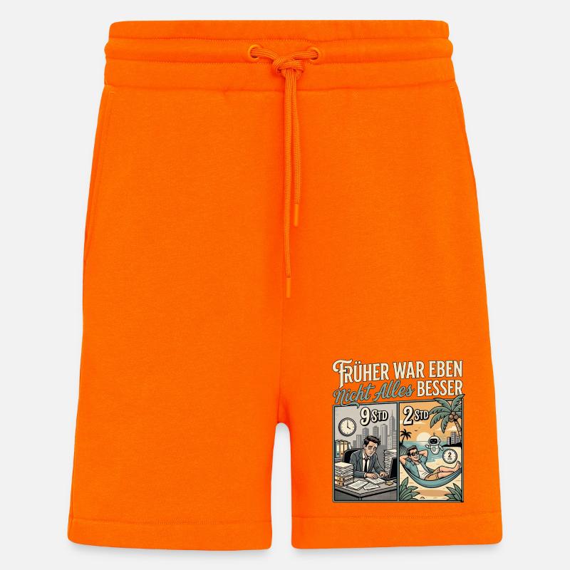 KI Experte - Shorts - made by SPREAD - SUNSET ORANGE