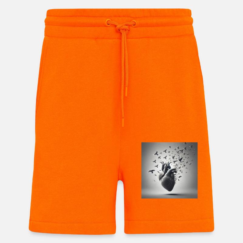 Befreite Emotionen - Shorts - made by SPREAD - SUNSET ORANGE