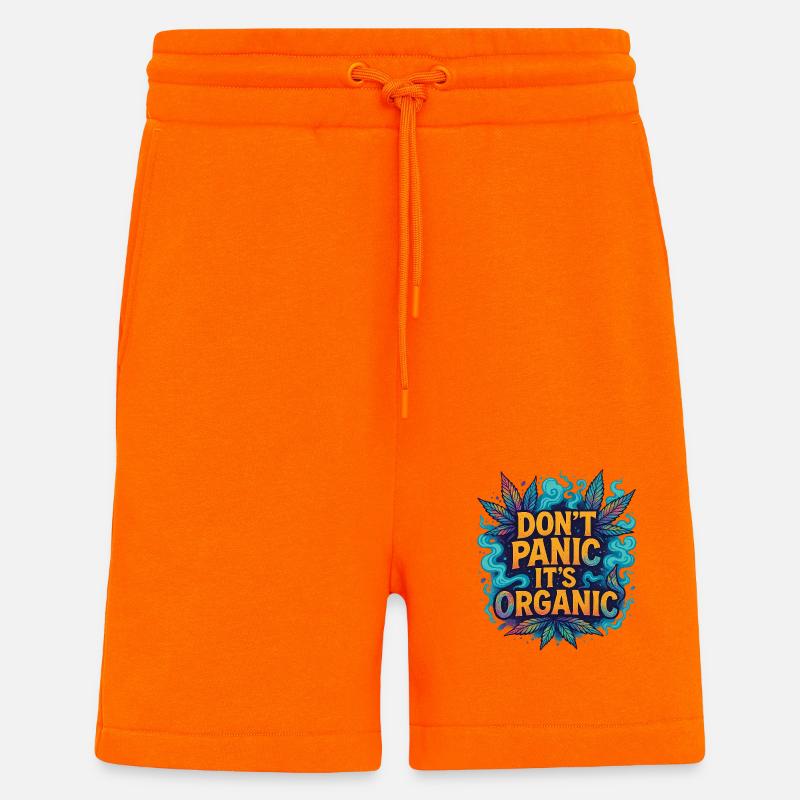 Don‘t panic - Shorts - made by SPREAD - SUNSET ORANGE