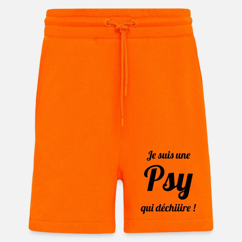 Psychoanalysis Psychoanalytiker Psychanalyse - Shorts - made by SPREAD - SUNSET ORANGE