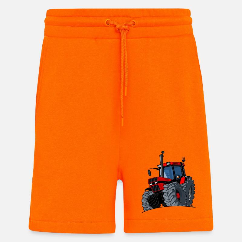 0856 Fall - Shorts - made by SPREAD - SUNSET ORANGE