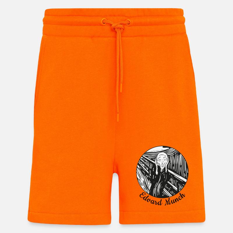 der Schrei tshirt - Shorts - made by SPREAD - SUNSET ORANGE