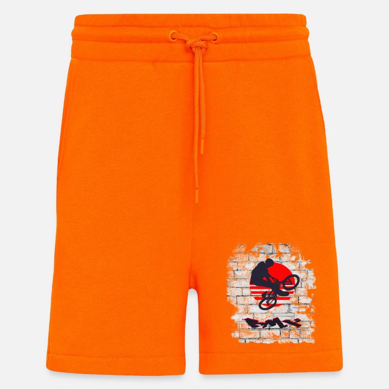 BMX - Shorts - made by SPREAD - SUNSET ORANGE