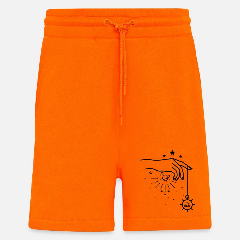 Libra zodiac astrology - Shorts - made by SPREAD - SUNSET ORANGE