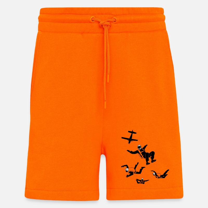 Fallschirm, skydiving - Shorts - made by SPREAD - SUNSET ORANGE
