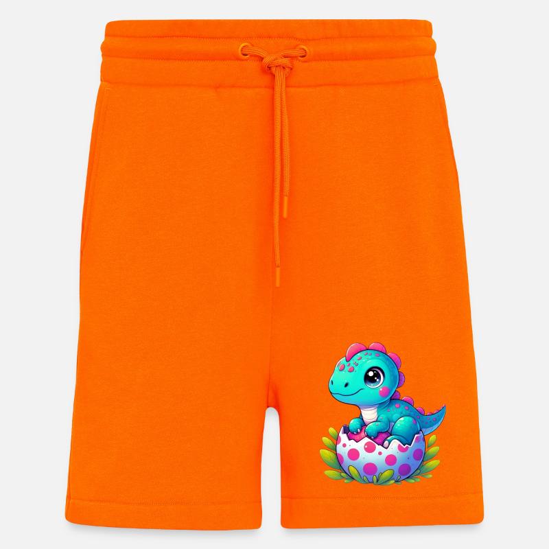 Dinosaur - Shorts - made by SPREAD - SUNSET ORANGE