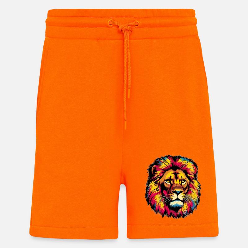 Löwe - Shorts - made by SPREAD - SUNSET ORANGE