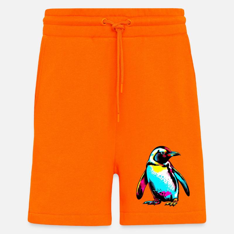 Pingouin - Short bio décontracté fabriqué en UE - SUNSET ORANGE
