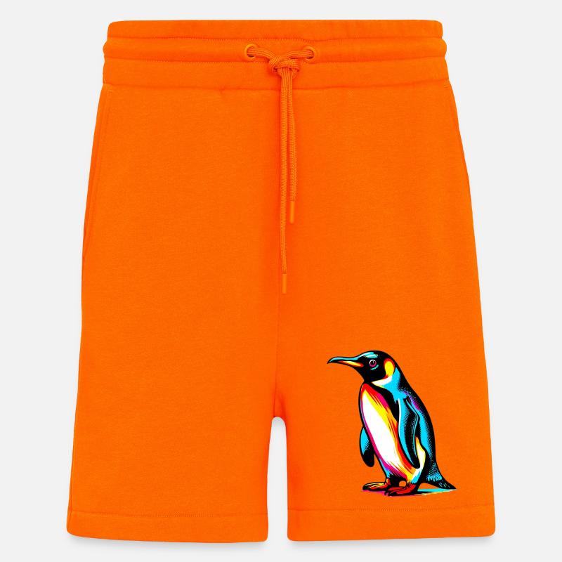 Pingouin - Short bio décontracté fabriqué en UE - SUNSET ORANGE