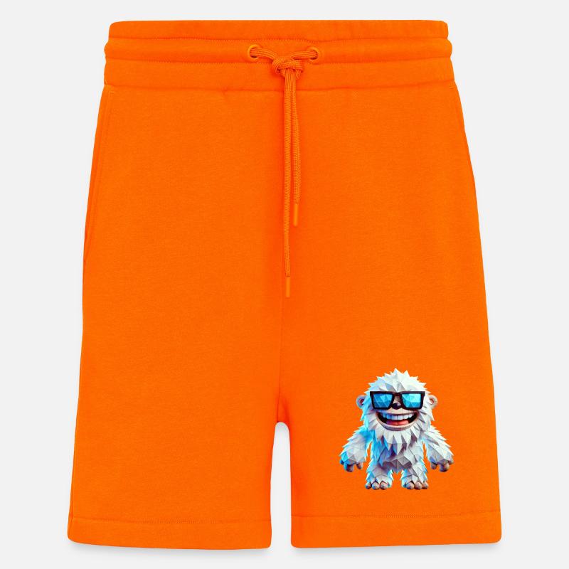 Cooler Yeti - Shorts - made by SPREAD - SUNSET ORANGE