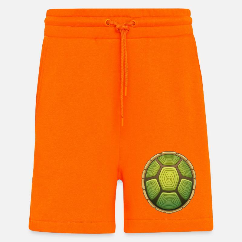Langsam wie eine Schildkröte - Shorts - made by SPREAD - SUNSET ORANGE