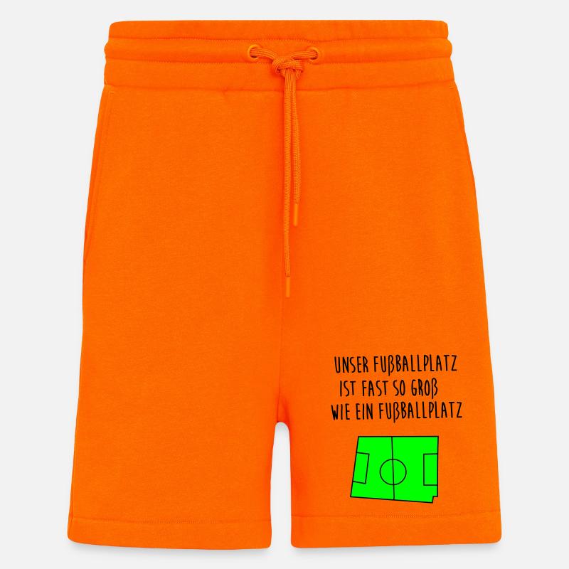 wie ein fussballplatz - Shorts - made by SPREAD - SUNSET ORANGE