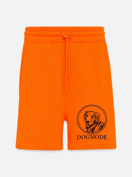 Dog Mode - Hunde Design, Tierliebhaber - Shorts - made by SPREAD - SUNSET ORANGE