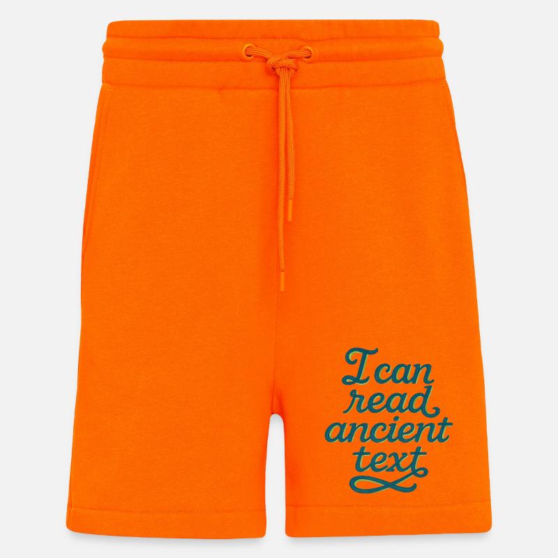 Antikes Script Tee - Shorts - made by SPREAD - SUNSET ORANGE