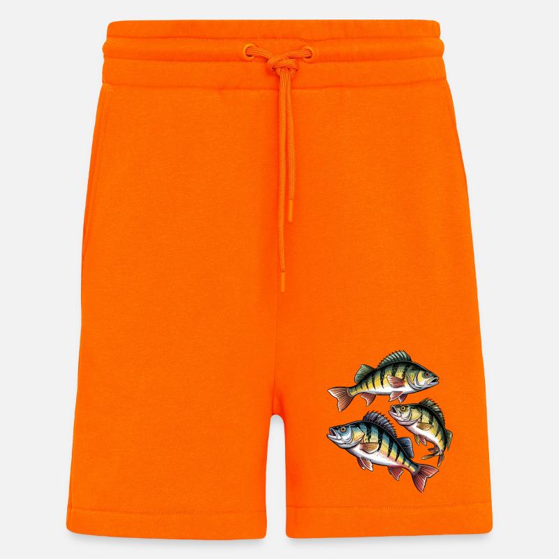 Perch Motif - Shorts - made by SPREAD - SUNSET ORANGE