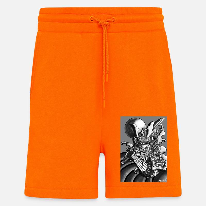 Half-Samurai - Shorts - made by SPREAD - SUNSET ORANGE