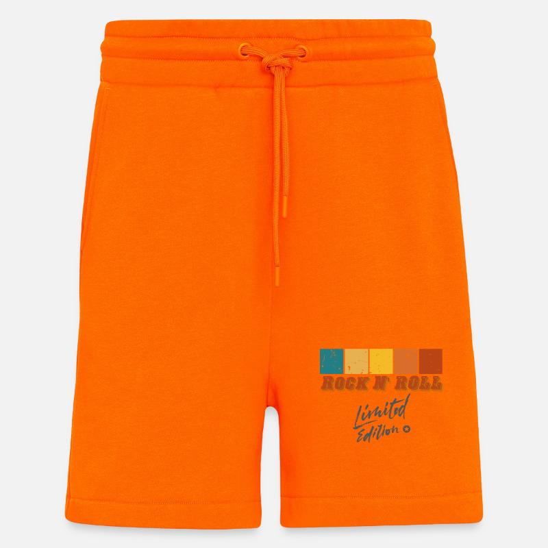 Rock N’Roll « Edition Limitée » - Short bio décontracté fabriqué en UE - SUNSET ORANGE