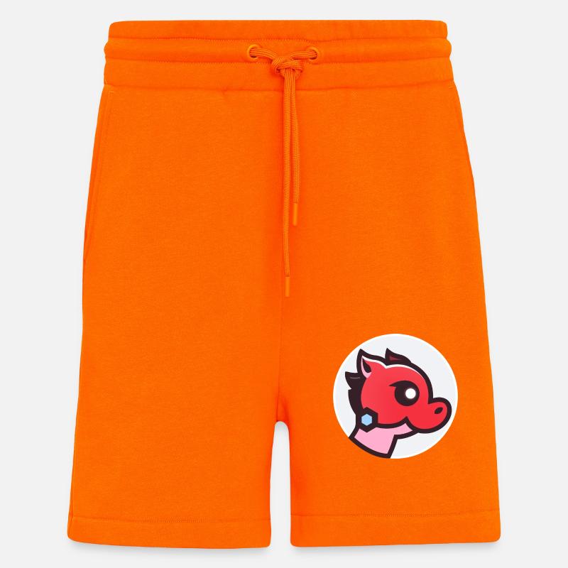 Chiffre Roter Drache - Shorts - made by SPREAD - SUNSET ORANGE