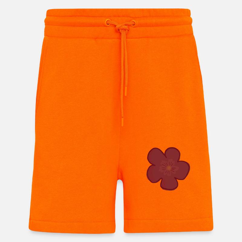 Rote Blume - Shorts - made by SPREAD - SUNSET ORANGE
