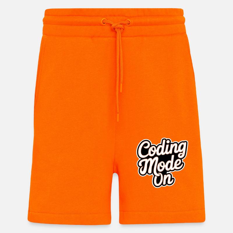 Coding Mode On 17 - Shorts - made by SPREAD - SUNSET ORANGE