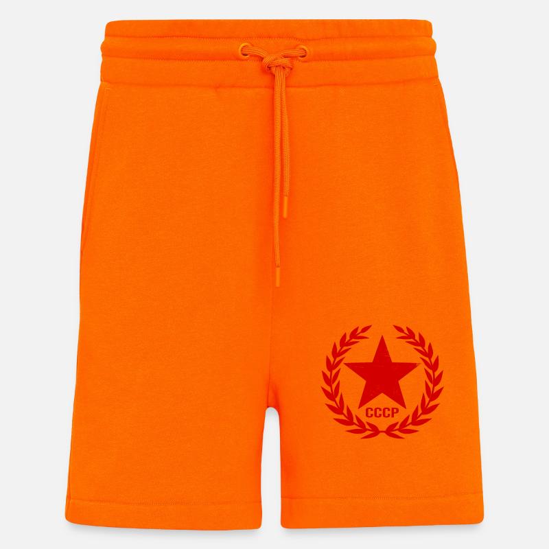 Sowjetunion SSSR Soviet Union - Shorts - made by SPREAD - SUNSET ORANGE