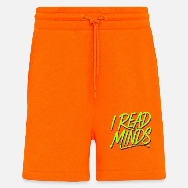 I Read Minds 17 - Shorts - made by SPREAD - SUNSET ORANGE