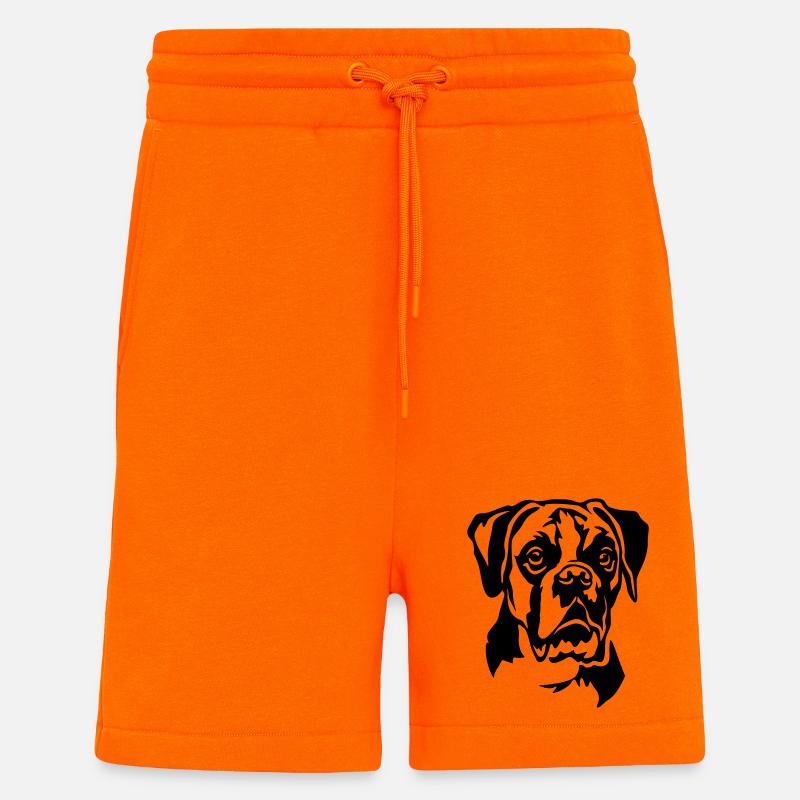 Boxer Head - Shorts - made by SPREAD - SUNSET ORANGE