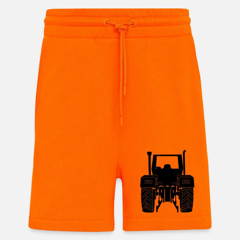 Ackerschlepper hinten - Shorts - made by SPREAD - SUNSET ORANGE