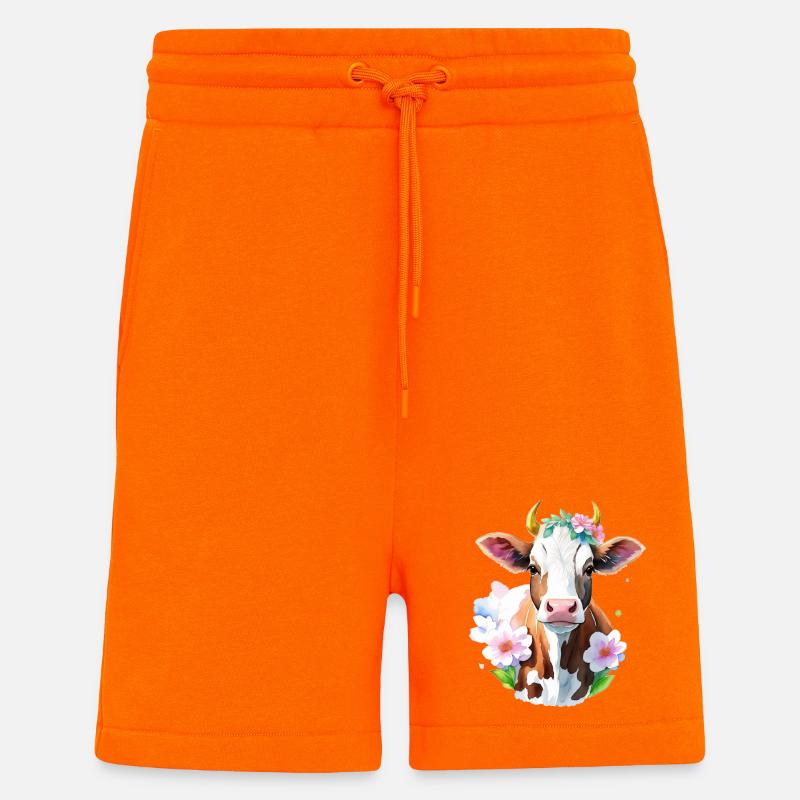 Kleine Kuh - Shorts - made by SPREAD - SUNSET ORANGE