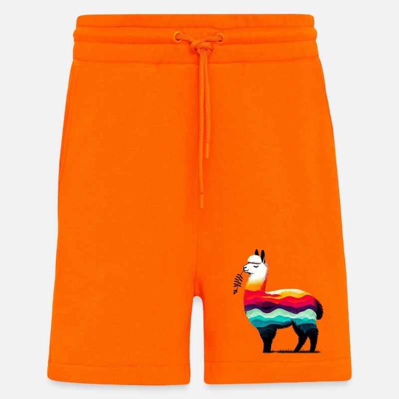 Alpaka - Shorts - made by SPREAD - SUNSET ORANGE